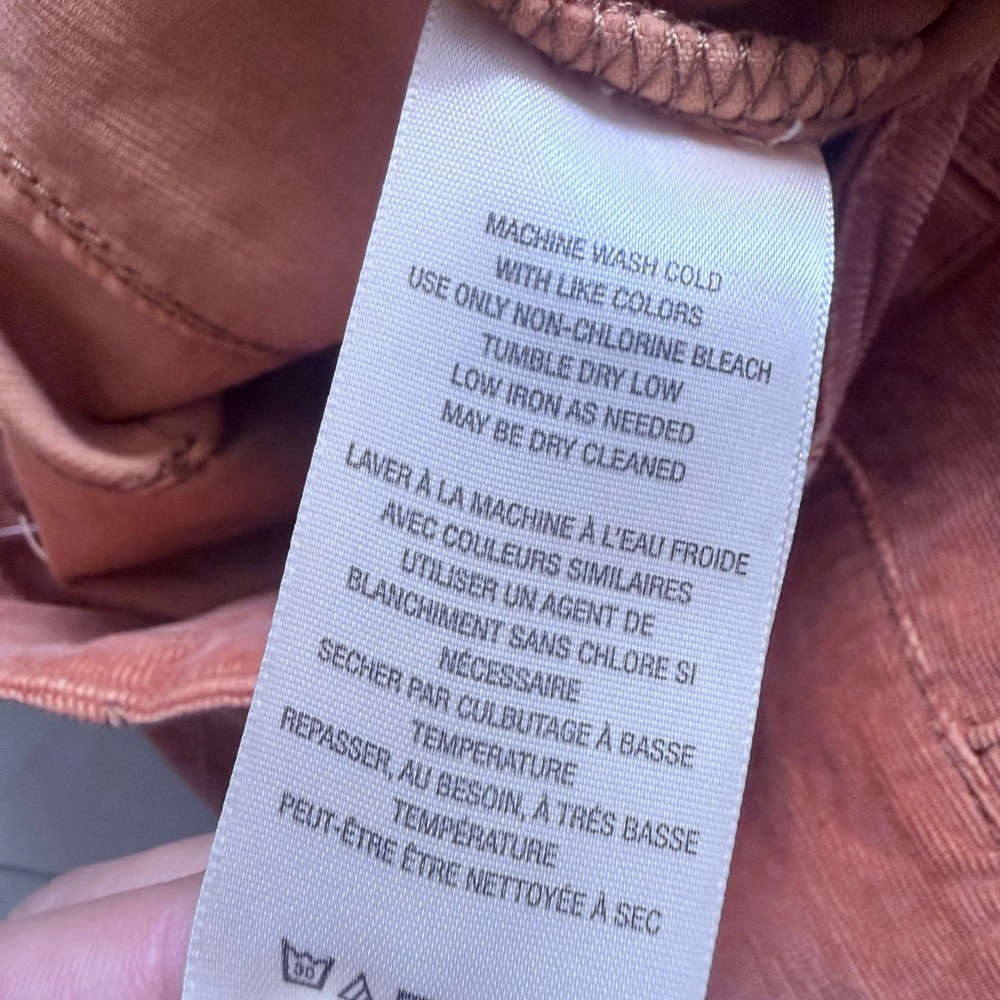 We The Free Burnt Orange Corduroy Pants - Picture 8 of 16